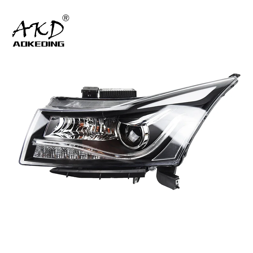 Car Styling Head Lamp for Cruze headlights 2009-2016 Cruze LED Headlight Bi Xenon Projector Lens DRL Signal Lamp