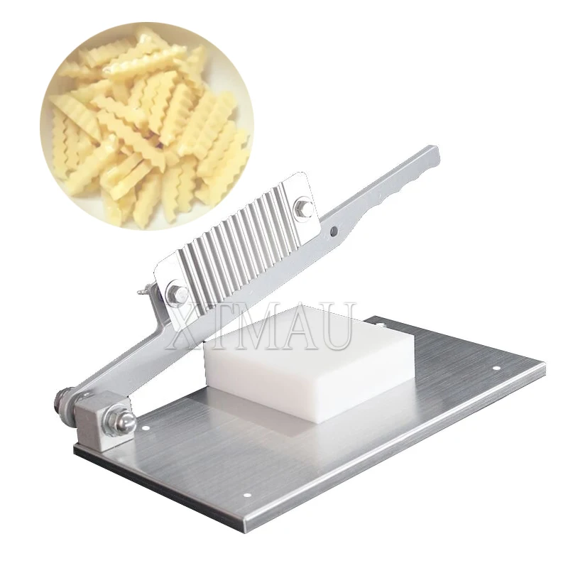 

Прибор для резки картофеля, кухонный волнистый нож из нержавеющей стали, для жарки картофеля фри, измельчитель