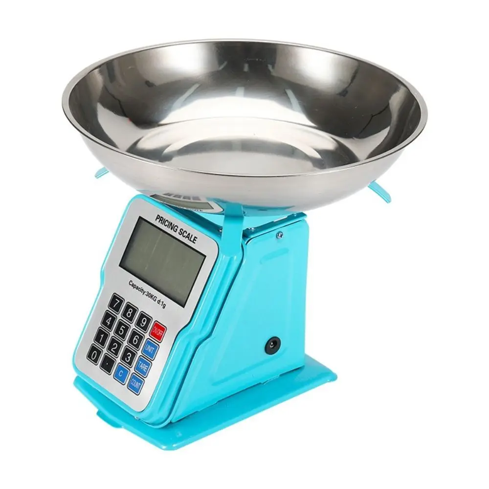 ميزان مطبخ جديد من الفولاذ المقاوم للصدأ 30 كجم ميزان طعام سميك متعدد الوظائف ميزان وزن دقيق منزلي #3