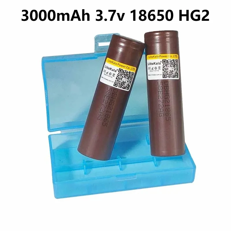 

Аккумулятор LiitoKala 18650 HG2 3000 мАч, 3.7В, специально для HG2, перезаряжаемый, для дронов, электроинструментов, игрушек