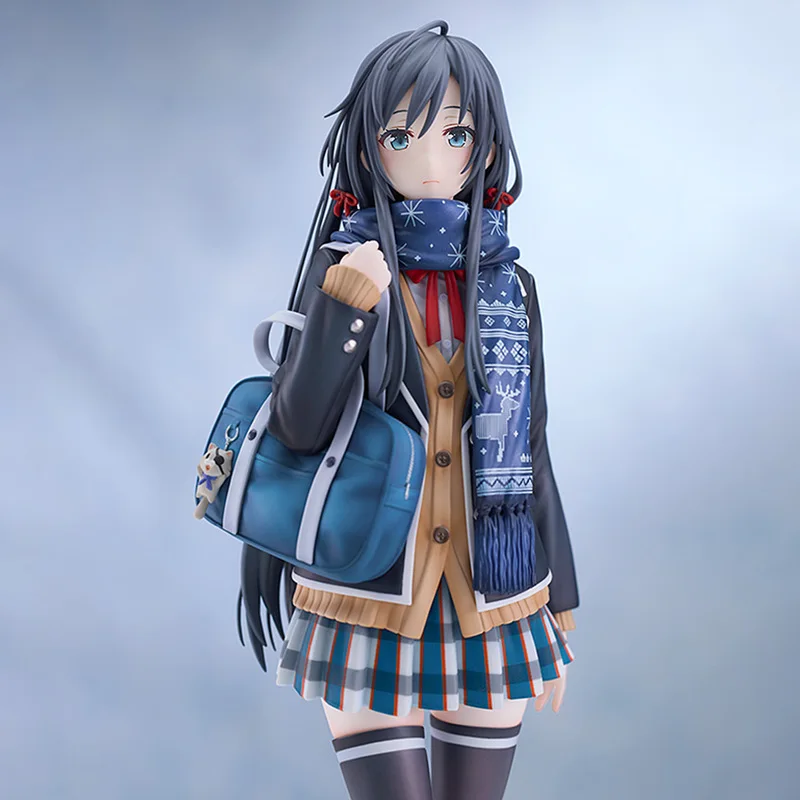 

Шарф «История любви» Юкино, аниме-фигурка, стоячая поза, украшение автомобиля, кимоно, школьная форма, модель Bishoujo, игрушка, праздничный подарок-сюрприз