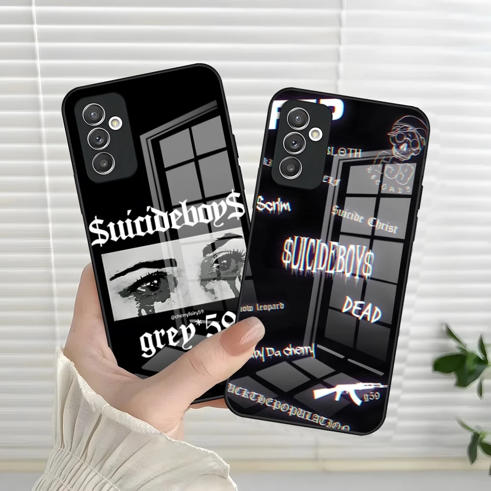 $uicideboy$ Uicideboy Suicideboys Phone Case for S24 Ultra Samsung S23 S22 S20 Fe S21 Galaxy A54 A34 A24 A53 Note 20 Glass Cover