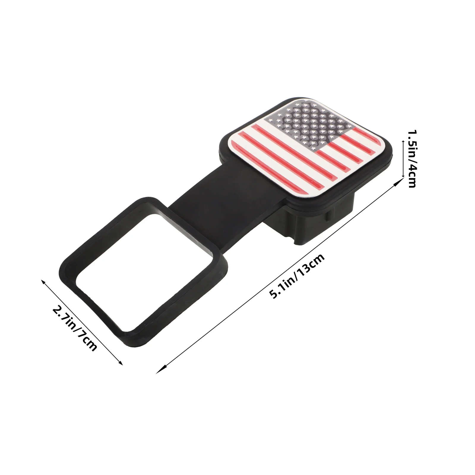 

Tow Hitch Cover Durable Trailer Hitch Protector Easy Install Removable Rain Debris Resistant Car Accessories for Trucks Suvs Rvs