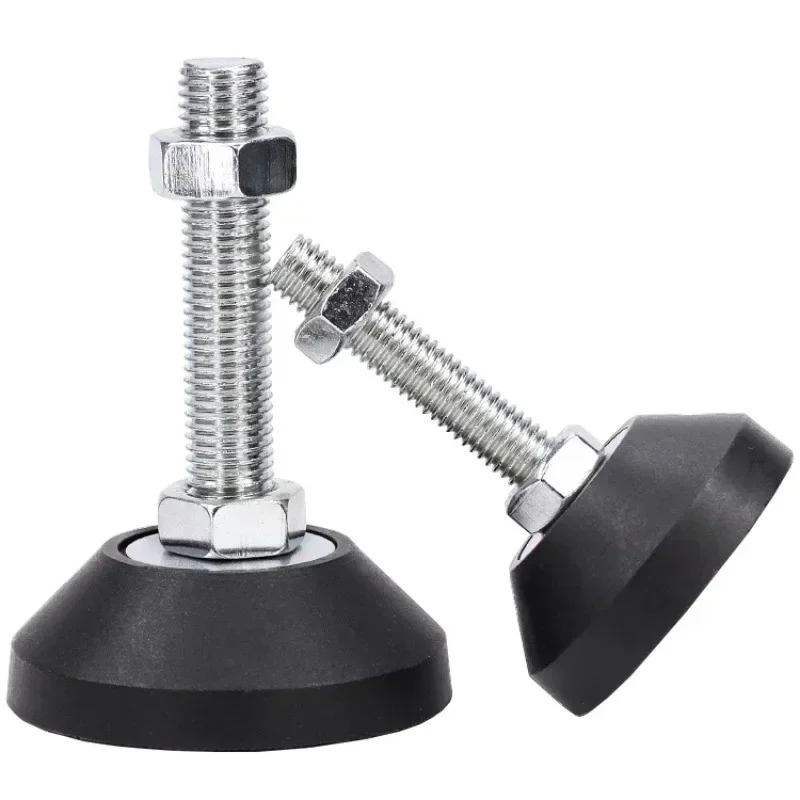 Pies niveladores de muebles ajustables, tapón de pata de tornillo M8/M10, Base giratoria, patas de torno articuladas, almohadilla deslizante, mesa y silla, 4 Uds.