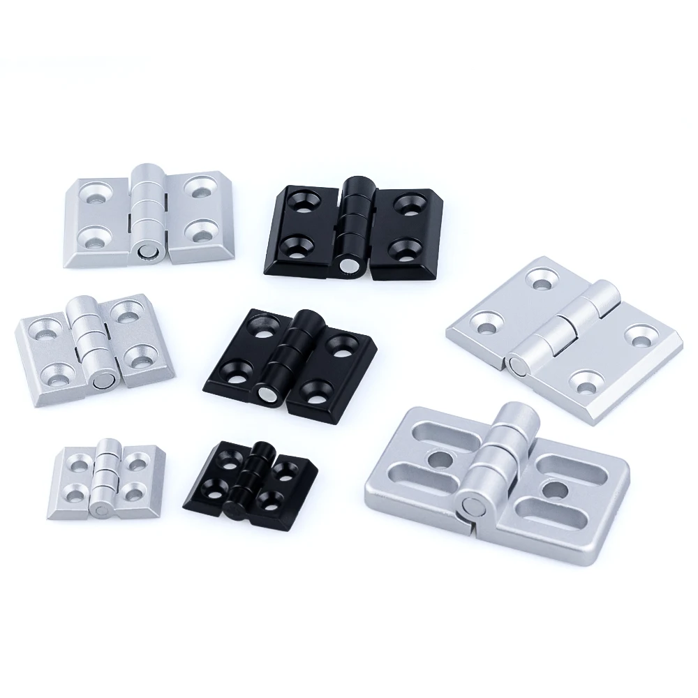 4Pcs/lot 2020 3030 4040 Zinc Alloy Hinge for 2020 3030 4040 Aluminum Profile Extrusion 3D Printer Accessory