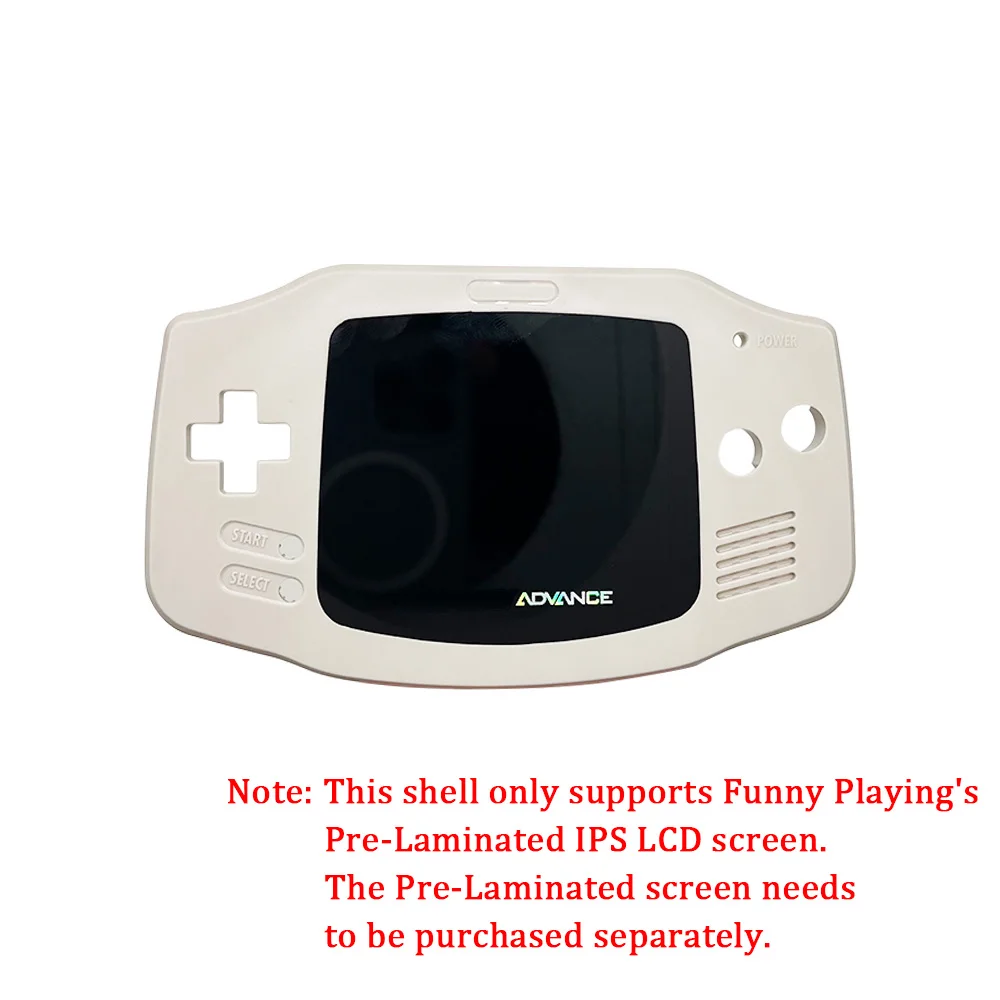 جودة عالية مخصصة IPS شل ﻿   من أجل GameBoy Advance GBA ذات سطوع عالي مصفح مسبقًا ﻿   مجموعات شاشة LCD IPS V3 IPS V4