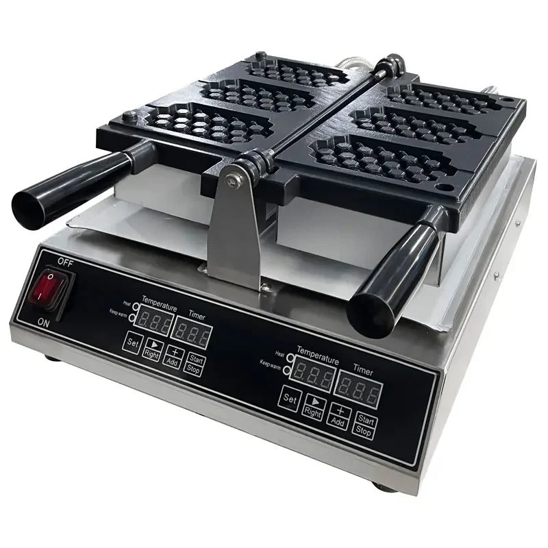 Ice Cream Stick Waffle Maker Non-stick Honeycomb Sticks Snack hine 3PCS Muffin Baker hine For Sale