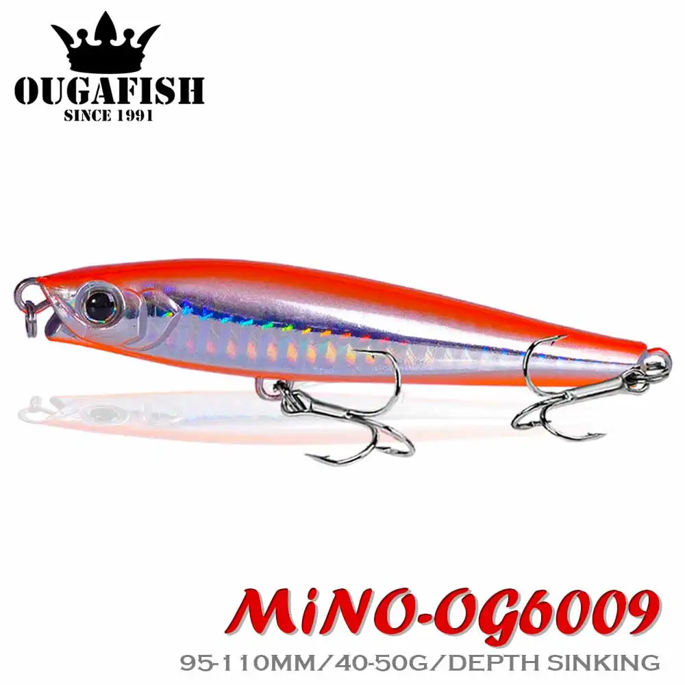 

Pencil Fishing Lure 40g 50g Imitates Dying Minnow Baits Wobbler Sinking Accesorios De Pesca Carpe Leurre Artificial Freshwater