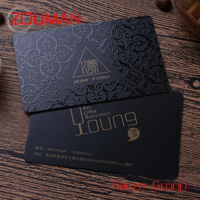 Custom , High grade custom embossed business card printing pvc cards