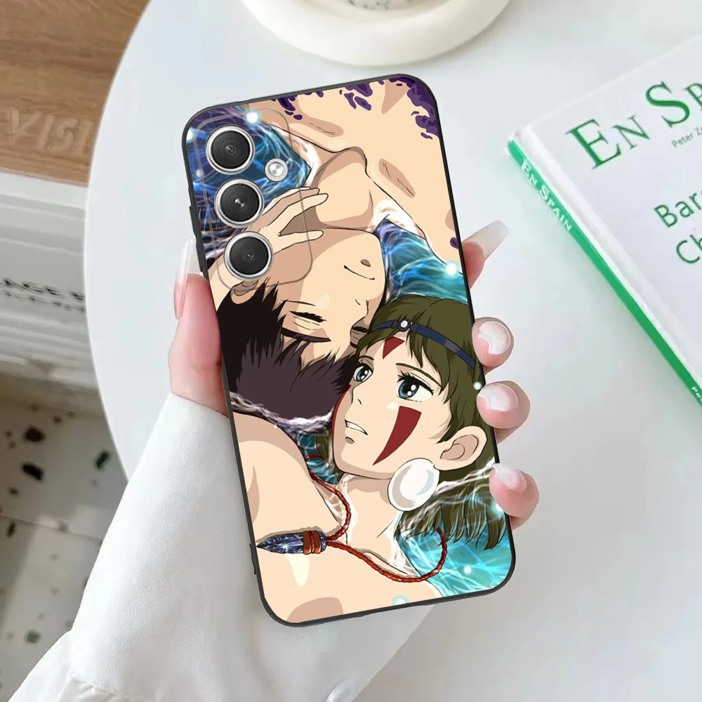 M-Mononoke H-Himes Phone Case For Samsung Galaxy A20,A21s,A22,A31,A32,A52,A53,A72,73,A80,A91Soft Black Cover