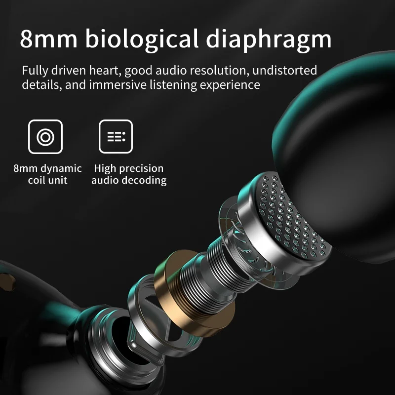TWS M25 Bluetooth 5.3 Earphones Noise Canceling Earbuds Wireless Headphones HD Call Stereo Sports Headsets With Mic For Xiaomi image 4