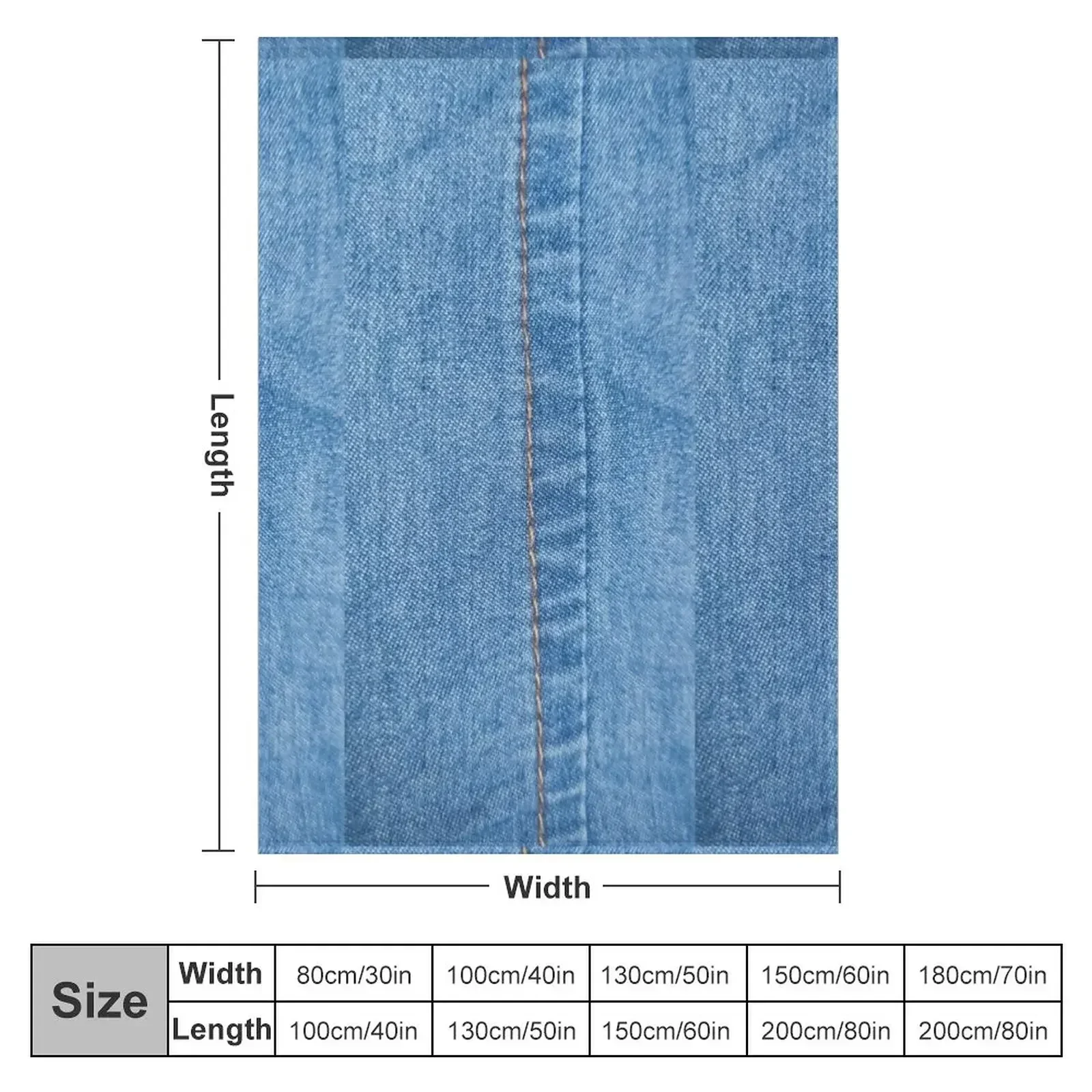 Denim Throw Blanket Stuffeds Plaid on the sofa Flannels Comforter funny gift Summer Beddings Blankets