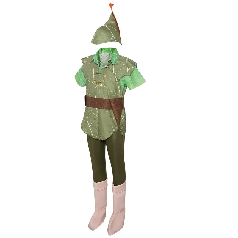 25COS زي Green Elf لعيد الأطفال، رش بيتر كوسبلاي، رقص الرسوم المتحركة، مهرجان ريش