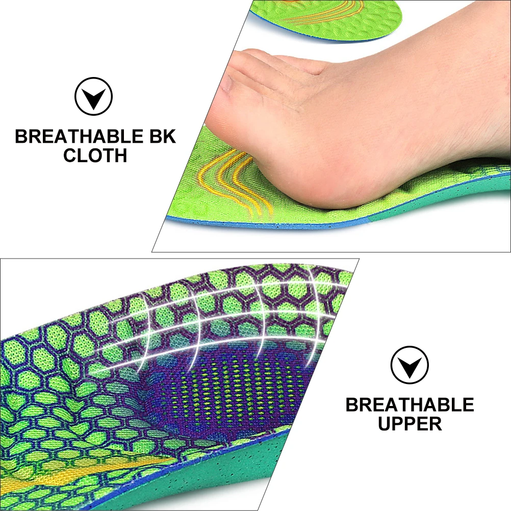 

Sweat-absorbing Insoles Shock Absorption Shoe Inserts Sports Shock-absorbing Breathable Damping for Men Miss