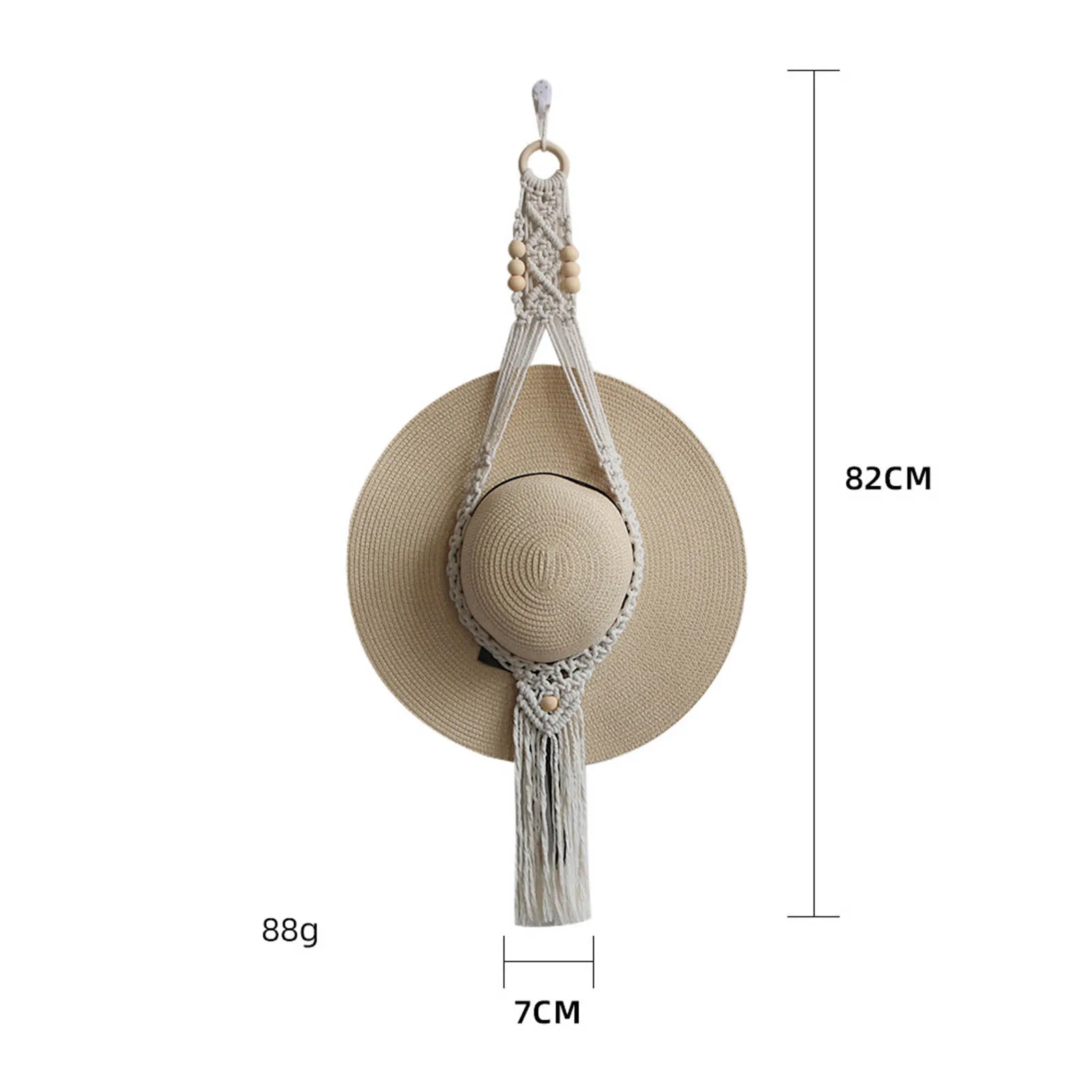 Parede mão tecelagem chapéu Display cabide, boné titular, boné decorativo, chapéu de cowboy armazenamento, UD88
