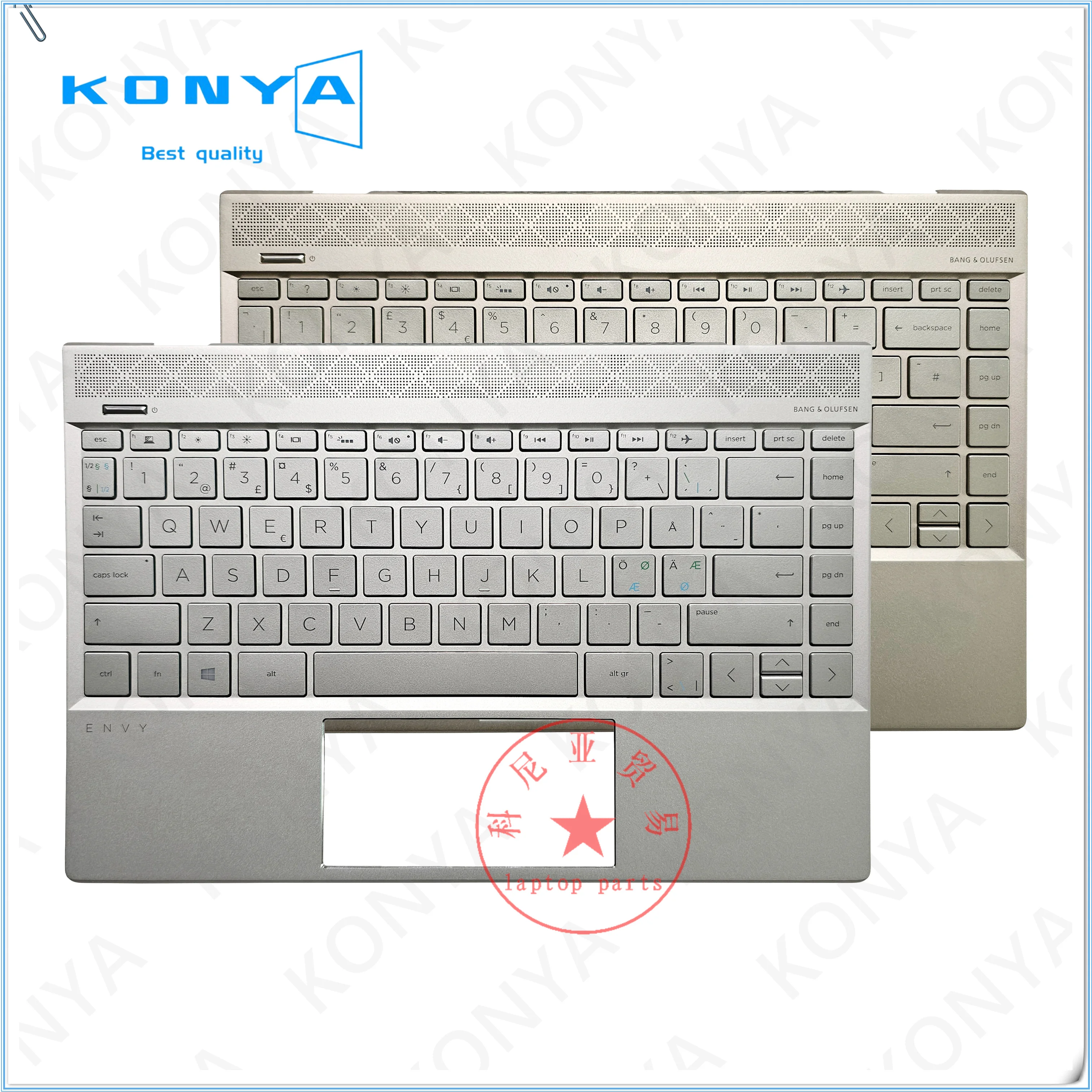 

New Original For HP ENVY 13-AH TPN-W136 Series Laptop Palmrest Upper Case Cover With Backlit Keyboard L12734-031 L12735-DH1