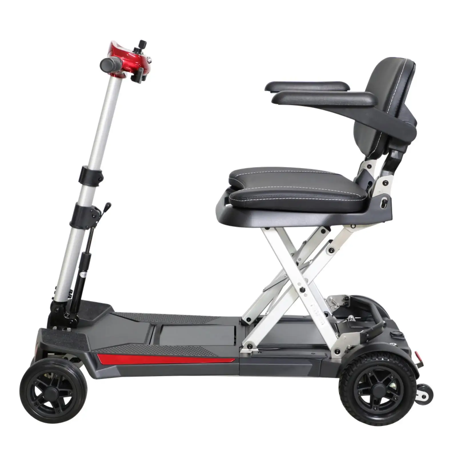 

Manaul Folding Scooter M2085 Red for Senior's Easy Travel With Competitive