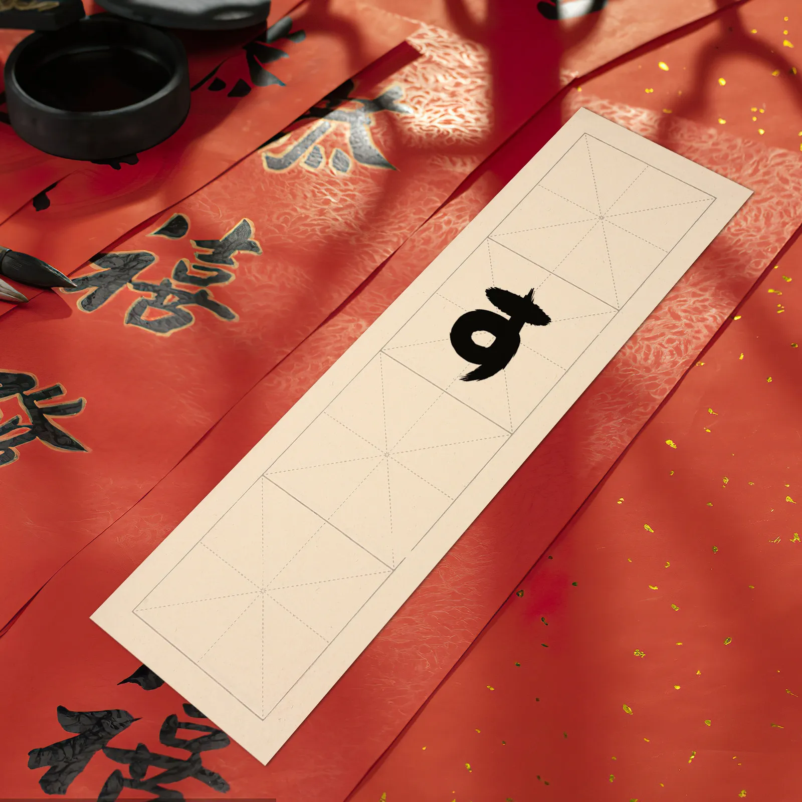 

200 Sheets Chinese Calligraphy Paper Xuan Paper Perfect for Fountain Pen Writing Ink Holding Capability Art Stationery