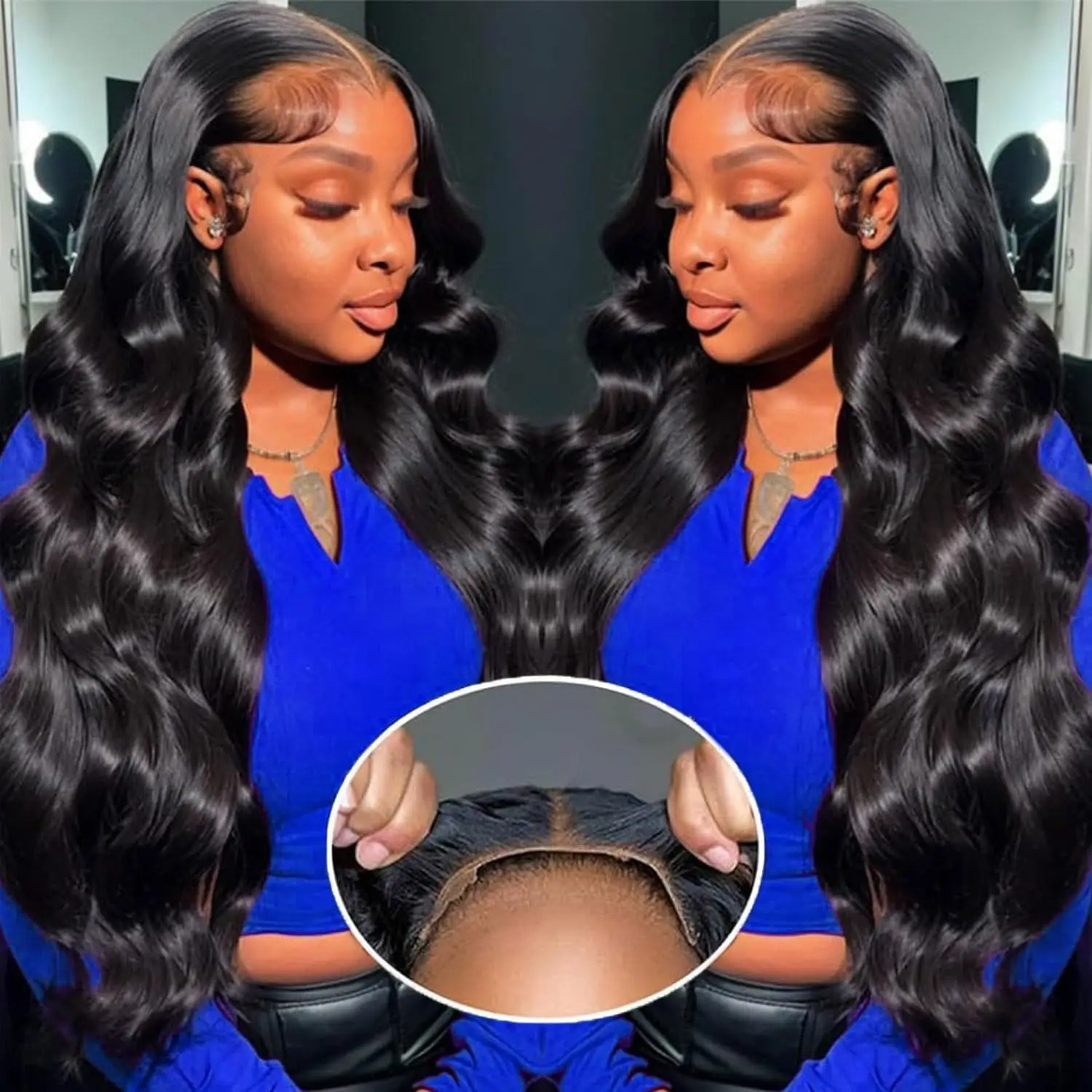 Brazilian 30 36 Inch Body Wave 13x6 Transparent Lace Frontal Human Hair Wigs Natural Color 200% 13x4 Lace Frontal Wig For Women