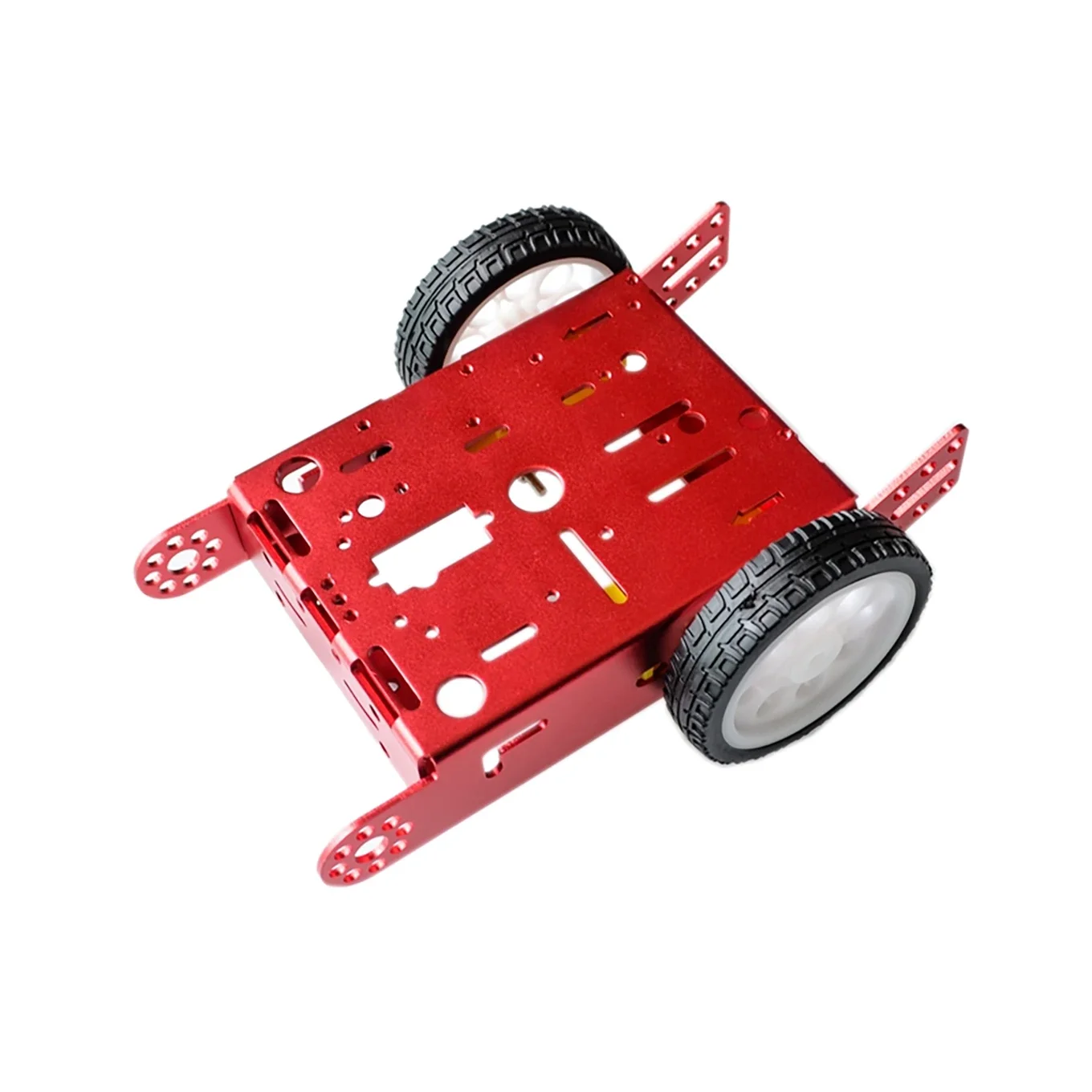 Immagine 6: 1*2WD Auto In Alluminio Nuovi Giocattoli Educativi Robot Telaio In Lega Intelligente 2WD Kit Telaio Robot Intelligente FAI DA TE MBOT