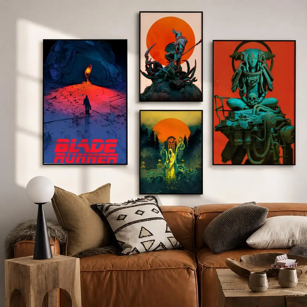 Painter Pascal Blanché Poster HD poster wall art self-stick no-residue for home cafe office great gift