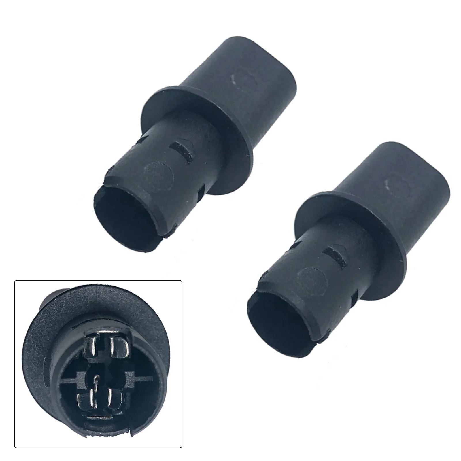 Fiesta Lamp Socket Lamp Socket Plastic Material 2 Pieces Compatible With Fiesta Direct Replacement For Vehicle Repair