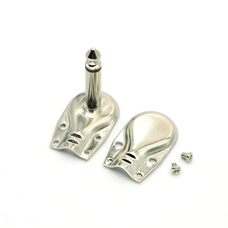 Wysokiej jakości 4-10 sztuk 1/4 "6,35 mm głośnik mono kątowy gitarowy wtyczka gramofonowa złącze naleśnikowe ﻿ — zdjęcie 6