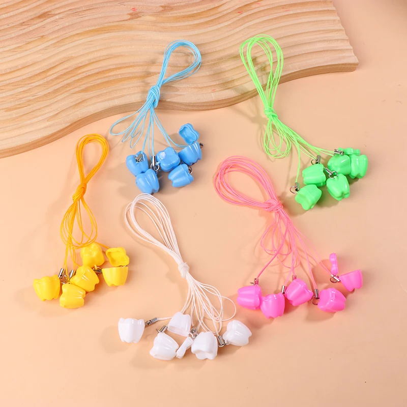 

5Pcs Baby Tooth Box Tooth Shape Kids Milk Teeth Storage Boxes Child Baby Deciduous Tooth Organizer Container Newborn Gift Box