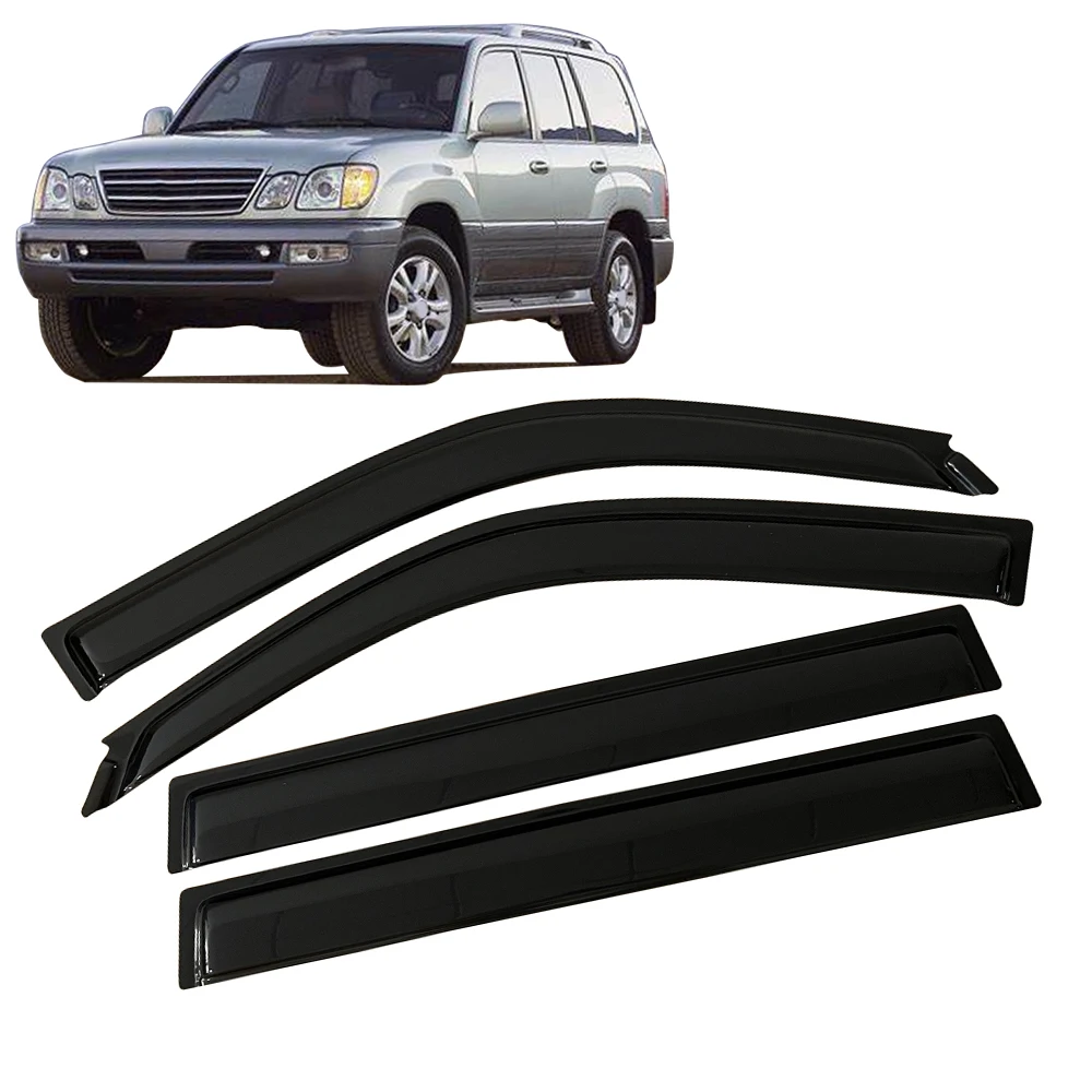 

Window Visor for LEXUS LX470 J100 1998 1999 2000 2001 2002 2003 2004 2005 2006 2007 Weathershied Door Visor Wind Sun Rain Guards