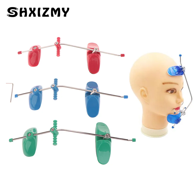 3 Color High Quality Dental Orthodontic Headgear Adjustable High Pull Headgear Face Mask Single Pole Adults And Children