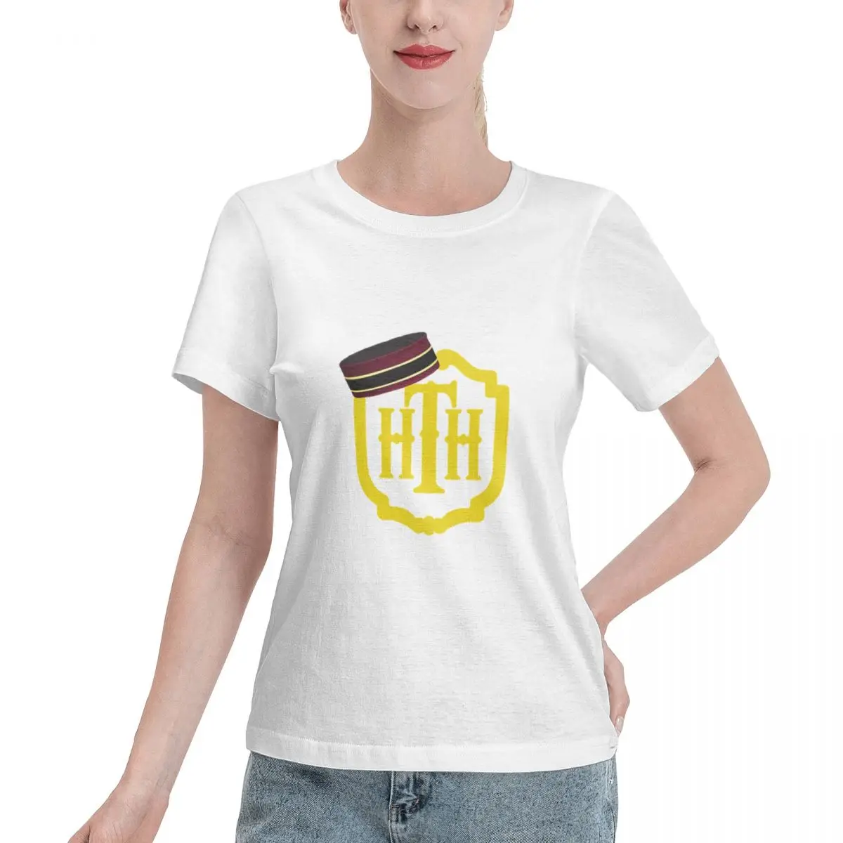 Multi Occasion Tower Of Terror Women's T-shirt French Style Female Casual Tshirt