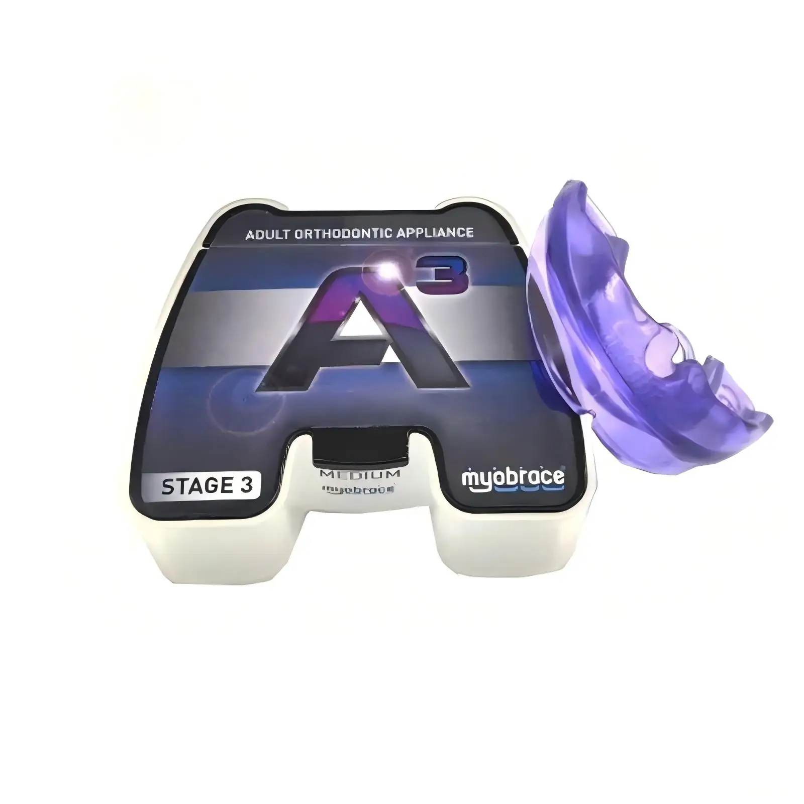 Genuine MRC Myobrace A3 Silicone Oral Habit Trainer For Ages 15+ Stage 3 Oral Posture Guide Accessory In Stock
