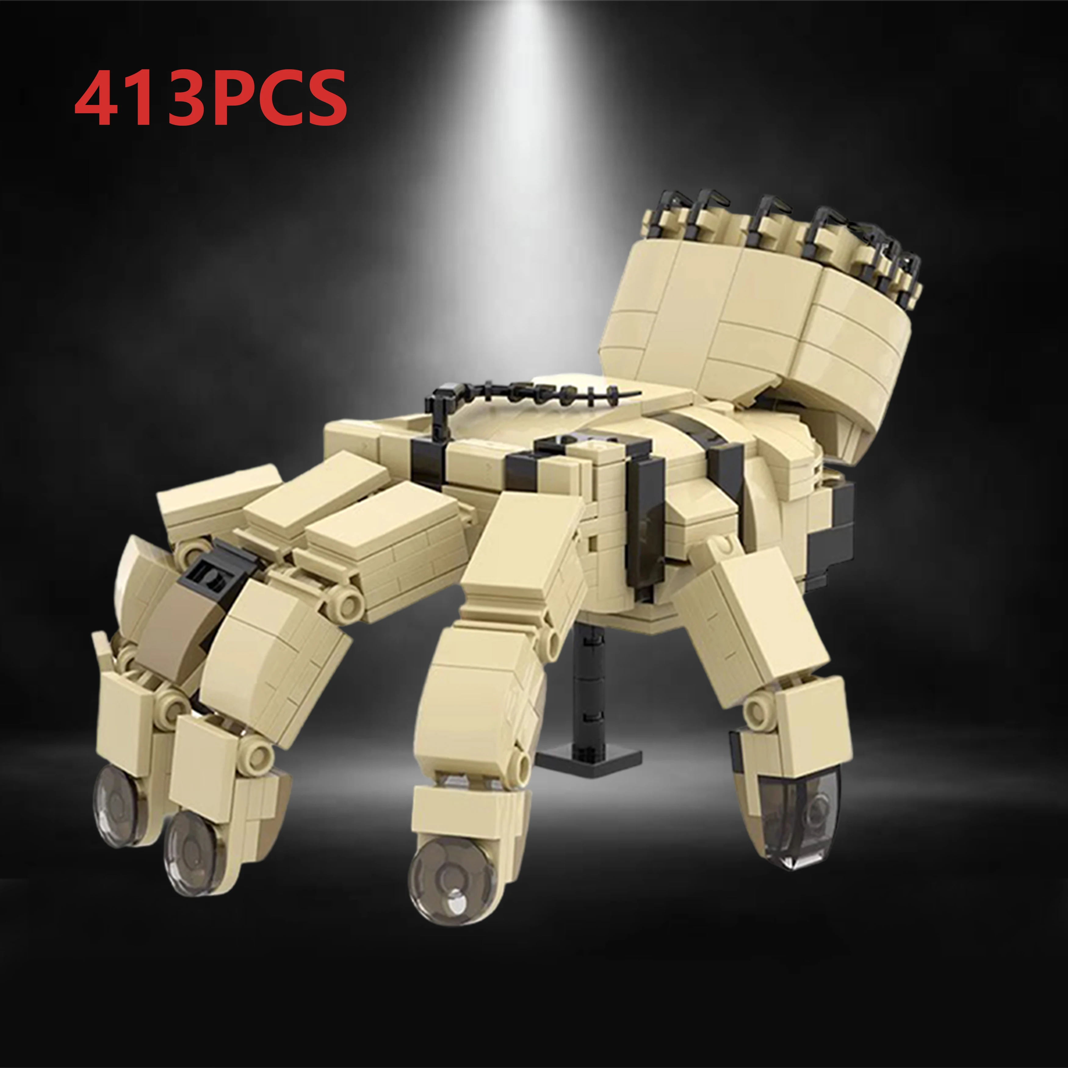 Kit de modelo de mano MOC Thing, serie de terror creativa, juguete de bloques de construcción para tratar usted mismo con un regalo de Navidad, 413 Uds.