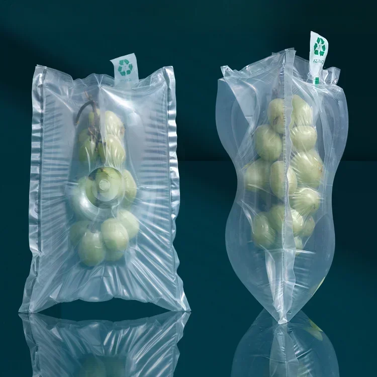 100pcs Breathable Hole Hollow Bag in Bag Fruit Packaging Inflatable Bags Transportation Buffer Shockproof Bubble Air Column