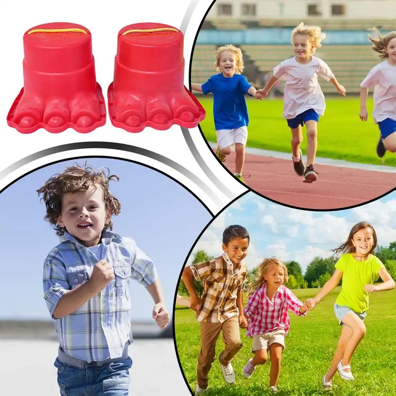 Zancos para caminar, paso a paso de equilibrio, juguetes de entrenamiento de integración sensorial para niños, equipo portátil para juegos al aire libre, material didáctico deportivo