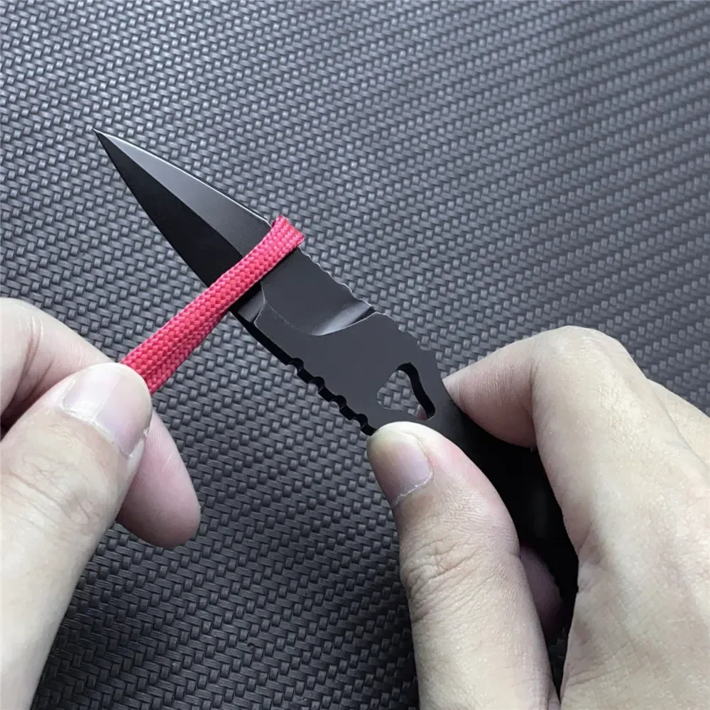 176 SOCP تعتيم مع كيديكس غمد 440C شفرة سكينة تكتيكية Bushcraft جيب صغير بقاء التخييم الصيد EDC أداة 3 أنماط