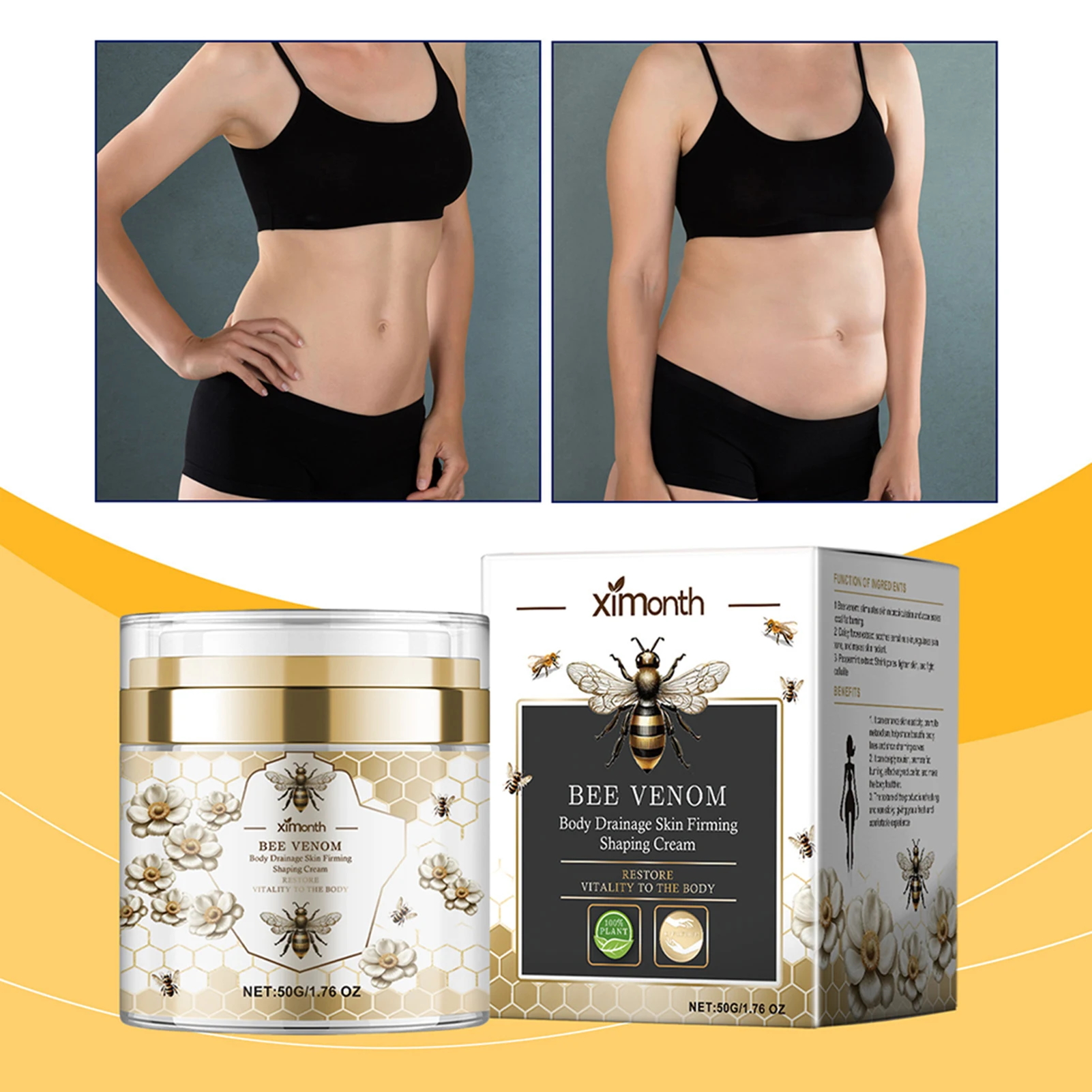 

Waist Fats Slimming Cream Fast Acting Herbal Quickly Lose Weight Body Cream For Men Women
