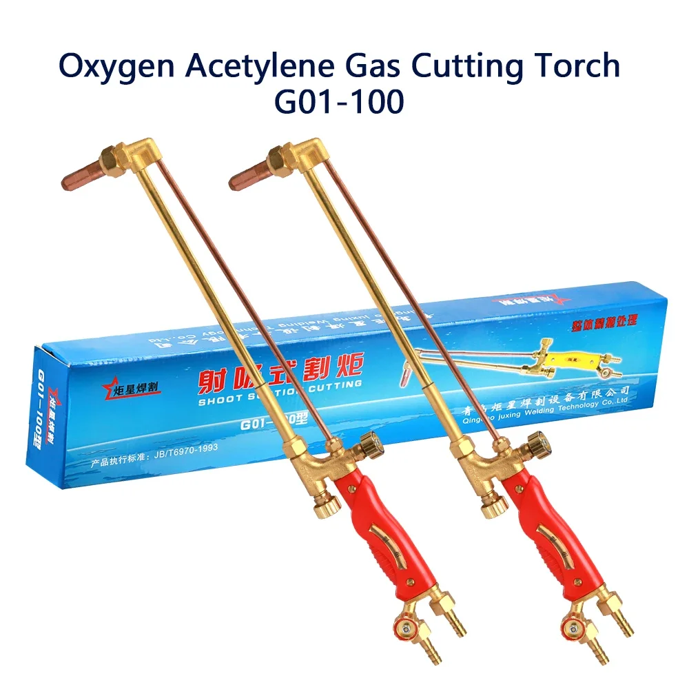 

Gas Copper Suction Cutting Torch G01-100 Oxygen Acetylene Gas Cutter Torch Aluminum Valve Knob Wholesale