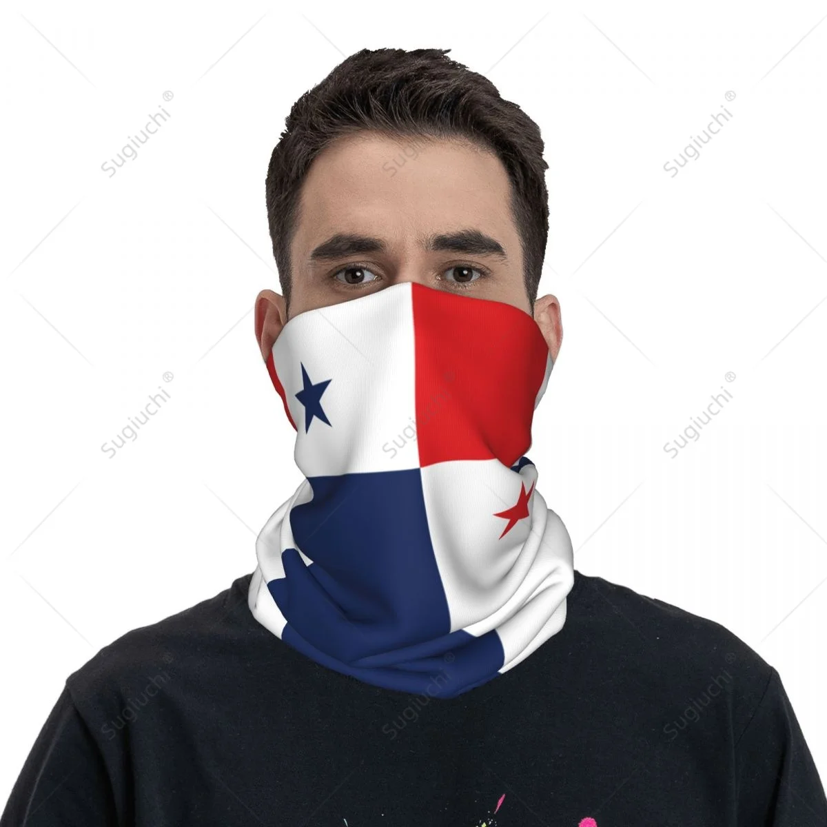 

Unisex Panama Flag Neckerchief Scarf Neck Face Mask Scarves Neck Warmer Seamless Bandana Headwear Cycling Hiking