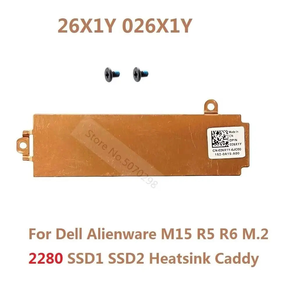 NGFF M.2 NVME 2230 2280 SSD Solid State Drive Mounting Bracket Heatsink Shield Holder Caddy Tray For Dell Alienware M15 R5 R6