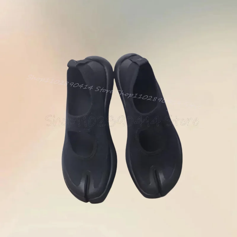 Nero marrone Hollow Design Flip Flop Pumps fascia elastica scarpe da donna Low Top Novel Fashion Party Banquet 2024 Zapatos Para Mujere