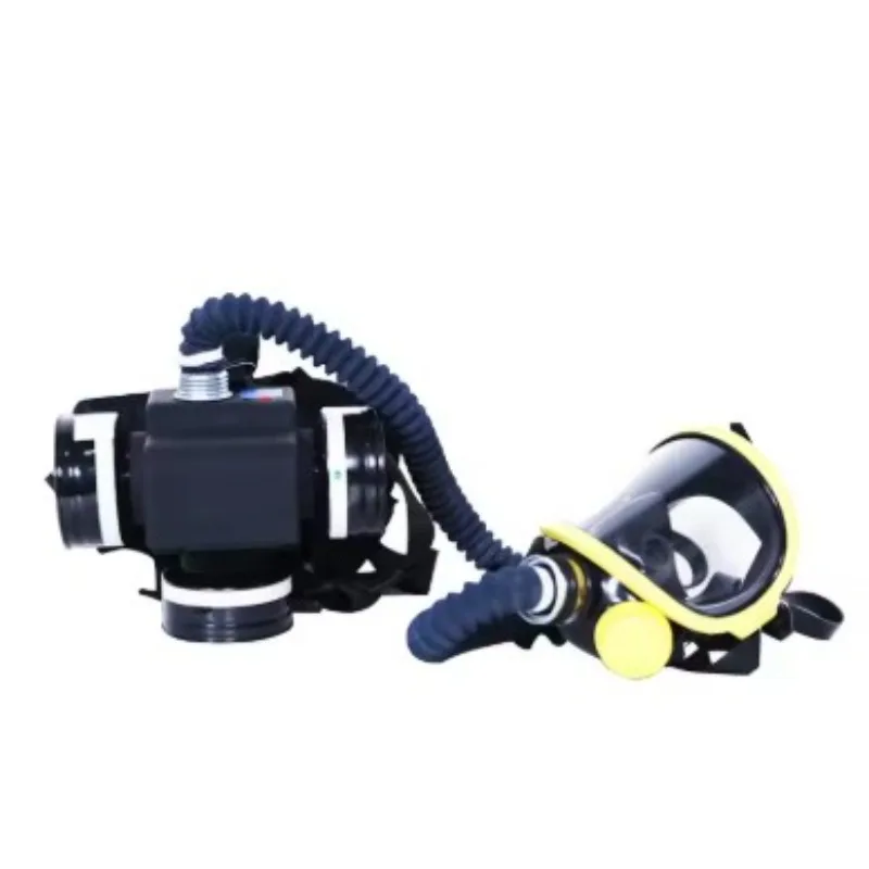 

Washable full helmet constant flow air supply full face gas breathing mask can be reused