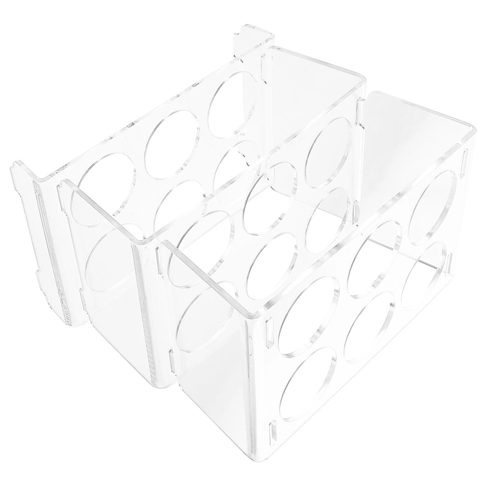 

Clear Acrylic 3-Layer Egg Storage Container Kitchen Fridge Organizer Countertop Fresh Egg Holder Fridge Organizer