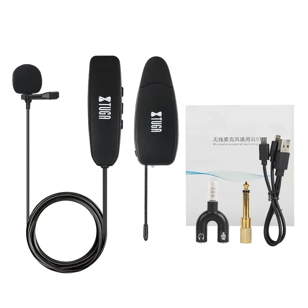Ten items TLF Xtuga 2020 Newest Original Wifi Ip Hidden Mini Tie Microphone Lavalier Condenser Mic