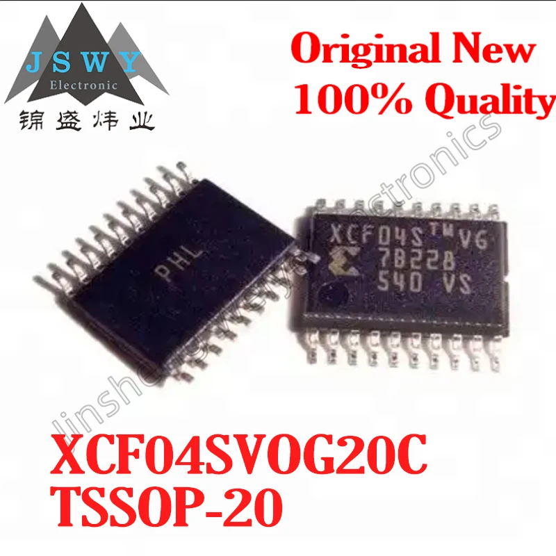 (1-50 pieces) Original XCF04SVOG20C XCF04 XCF04S TSSOP20 FPGA Configuration In-System Programmable PROM Brand New Spot