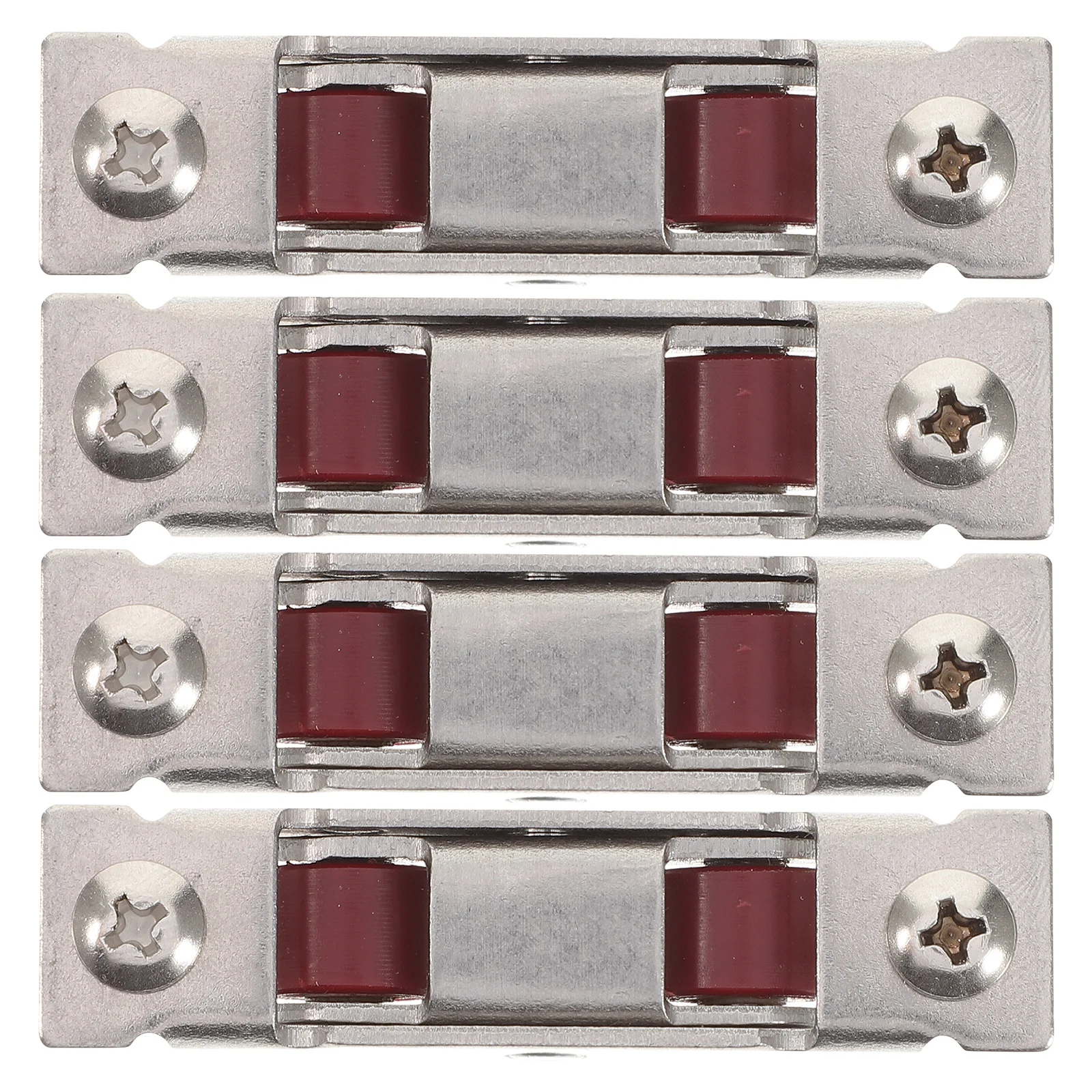 

4pcs Width Double Wheel Pulley For Sliding Window Sash Track Replacement Stainless Steel Smooth Rolling Sash Double Rollers