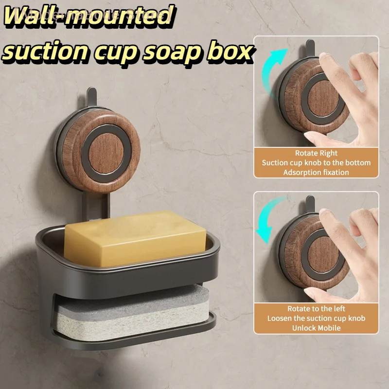 

Мыльница Слив Держатель для мыла Аксессуары для ванной комнаты Присоска Поднос для мыльницы Мыльница для ванной комнаты Контейнер для мыла Слив воды