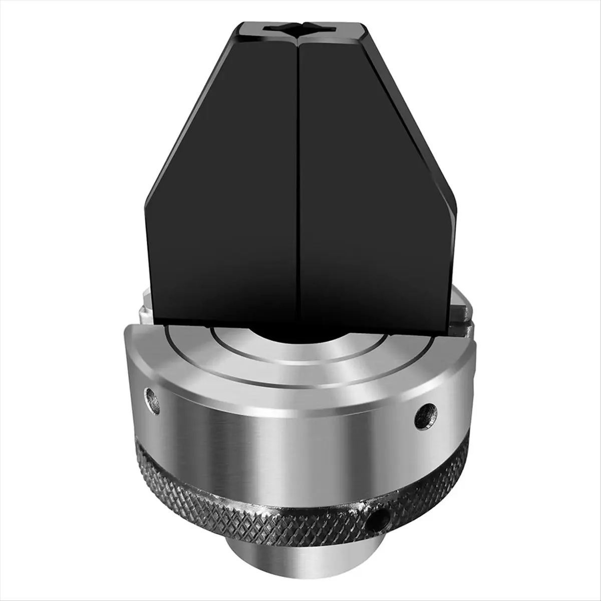 #66C Pen Chuck,2-Inch 2-Jaw Pen Drilling Wood Lathe Chuck (Silver & Black) - view 4