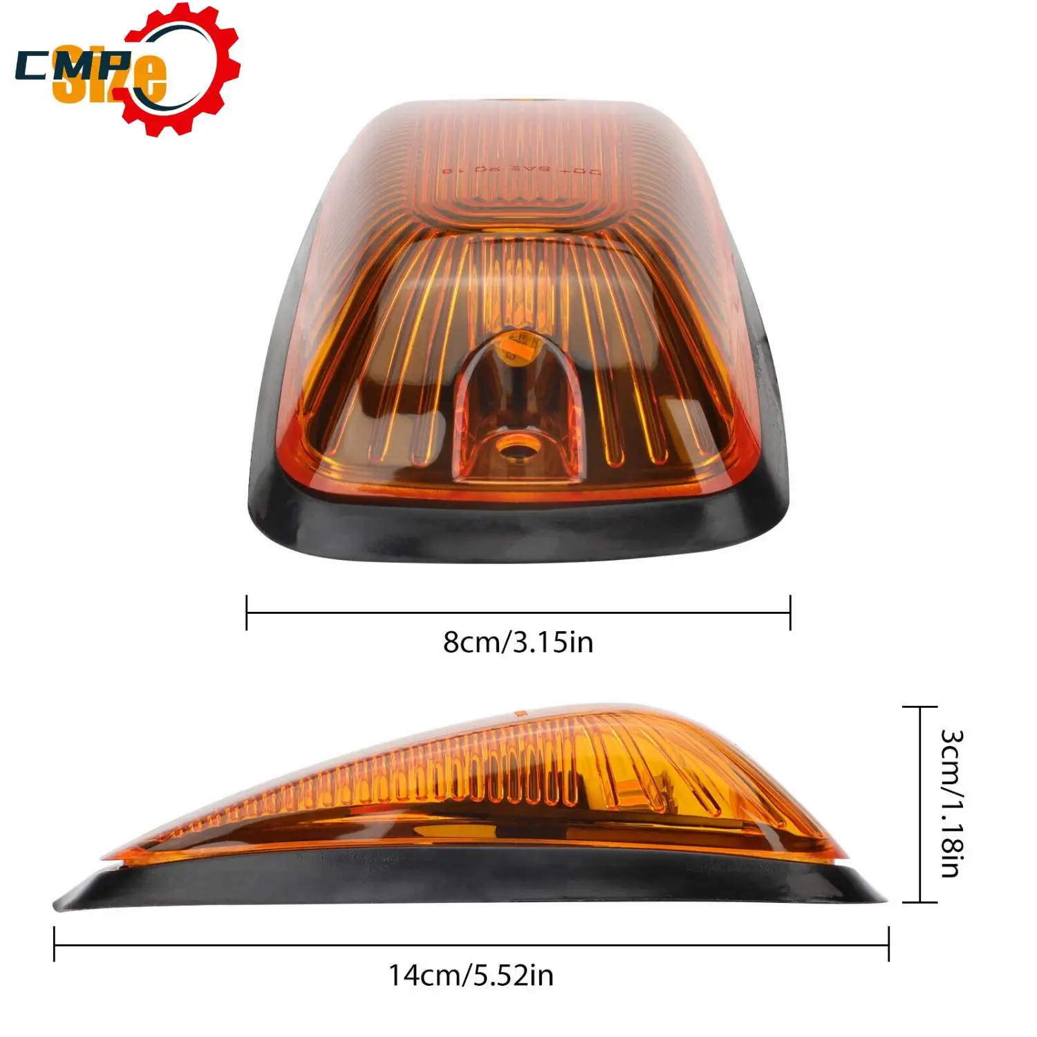 

5PCS T10 5-5050-SMD LED Amber LED Cab Marker Roof Lights For 1988-2002 Chevy/GMC Pickup Trucks 11516638 15599040 15691885