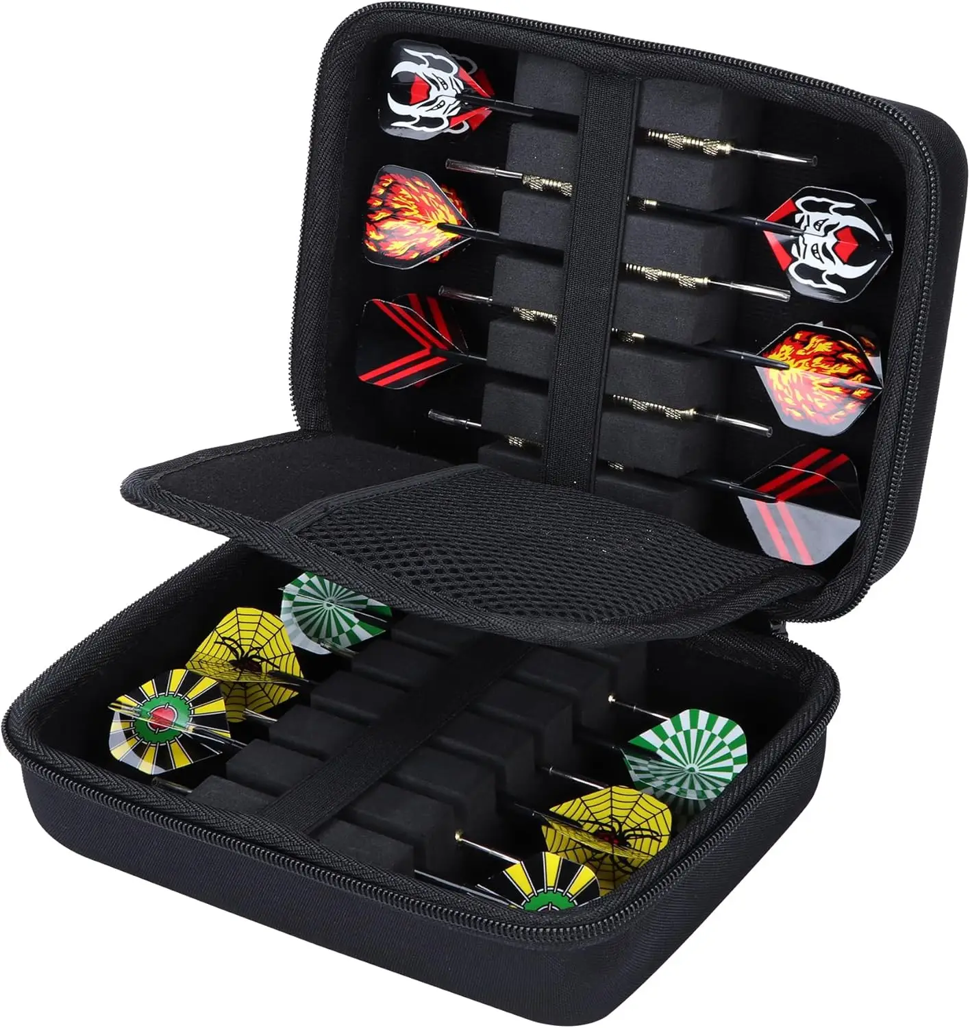 

Hard Case for Steel or Soft Darts Set, Storage Holder Fits Dart Tips Shafts Flights Accessories
